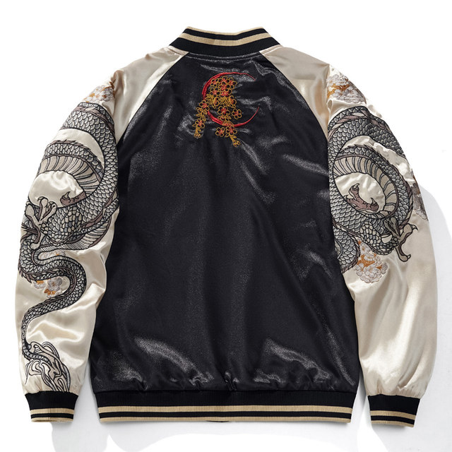 Year of the Dragon New Year Yokosuka Jacket Men's Dragon Embroidery ...