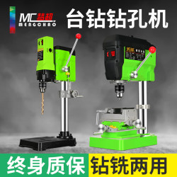 Mini Strong Micro Bench Drill for Home Use 220V Multifunctional Small Industrial Tool for Making Prayer Beads, Adjustable Speed Electric Drill and Milling Machine