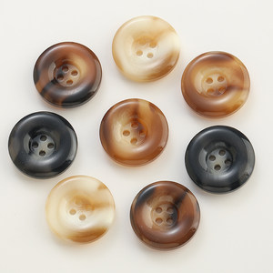 
High-end resin button coat sweater cardigan pajamas knitted sweater hand sewing button men and women trench coat suit cuff button