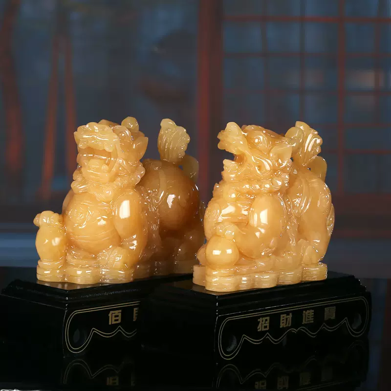 R201 中国古玩 吉祥神獣貔貅 天然玉石白玉彫刻/100