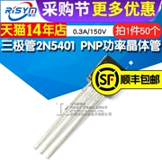 Risym Transistor 2N5401 PNP Transistor Điện 0.3A/150V Plug-in TO-92 50 Cái