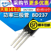 Risym Transistor Điện BD237 2A/100V Transistor NPN Cắm Trực Tiếp TO-126 10 Cái