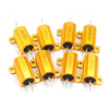 Gold aluminum shell high-power resistor rx24-25w 1 2 3 5 10 20 50 100 r europe 10k 1k