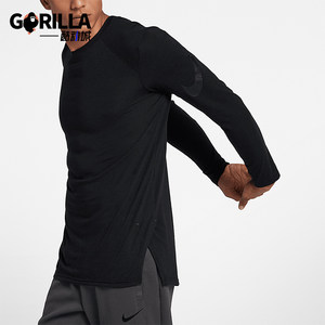 
Nike/Nike genuine new men's basketball sports casual round neck long sleeve T-shirt 891602-010