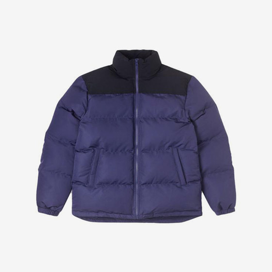 Converse/Converse genuine winter new style men's color-blocking warm stand collar cotton jacket 10020541-A06