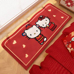 Bedroom carpet imitation cashmere bedside blanket