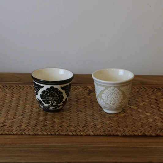 磁州窯黑刻龍紋梅瓶日本國寶級花器高溫燒製陶瓷瓶傳統工藝花插瓶收藏與