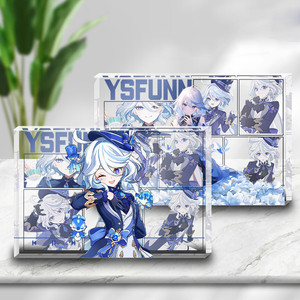 
Genshina Acrylic Transparent Card Brick Student Birthday Gifts Millennium Surrounding Two-dimensional Crystal Ornament