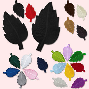 
Self-adhesive leaf patch patch hole repair down jacket pants embroidery patch small versatile leaf cloth patch no ironing