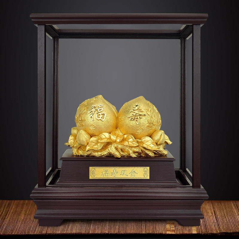 足金寿桃长辈80大寿寿礼70岁六十八十90祝寿贺寿老人生日礼物高档-淘宝网