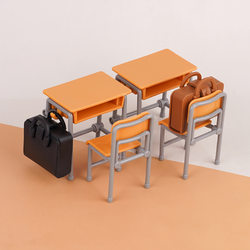 Good-looking mini desks, classroom bags, model dollhouses, miniature tables and chairs, DIY ornaments, children's play house toys
