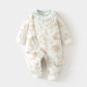 
Winter baby thickened clothes, autumn and winter quilted onesies, baby pure cotton thickened warm clothes, cotton clothes, cotton clothes