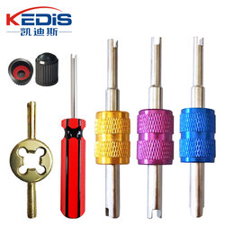 Valve Core Wrench Key Car Tire Pure Copper Valve Air Conditioner Disassembly and Repair Tool Deflation Needle Tire Repair Tool