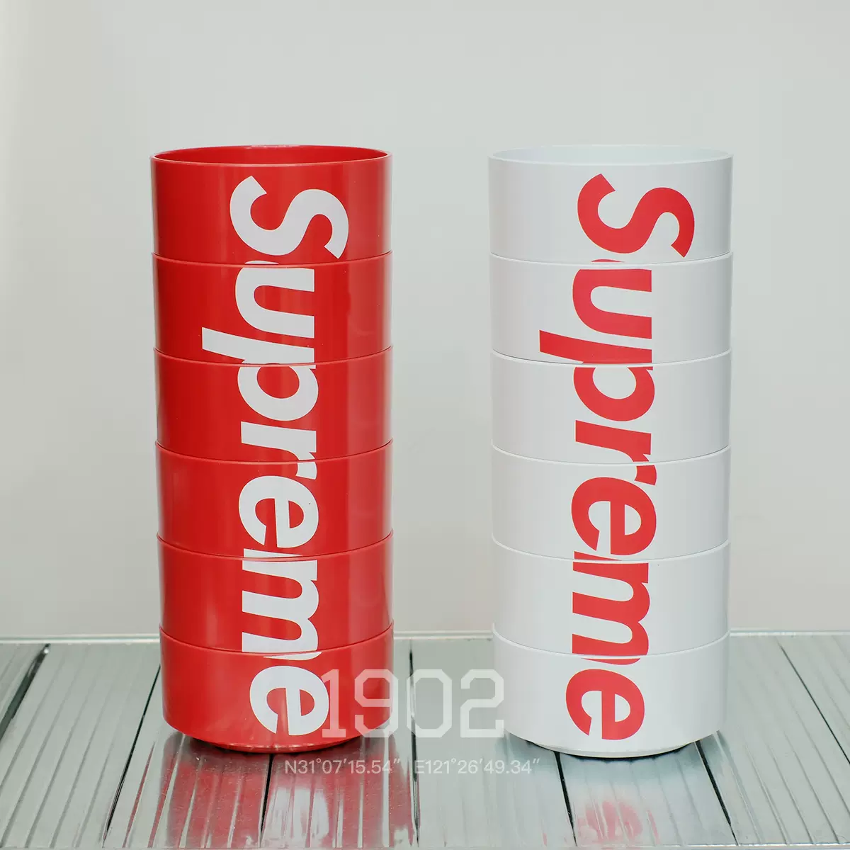 Supreme Heller Mugs (Set of 2) 赤