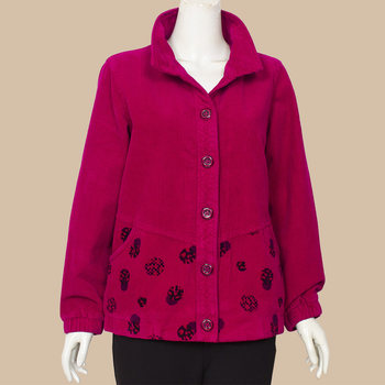 
Grandma pure cotton coat autumn and winter 2022 plus size mom wear