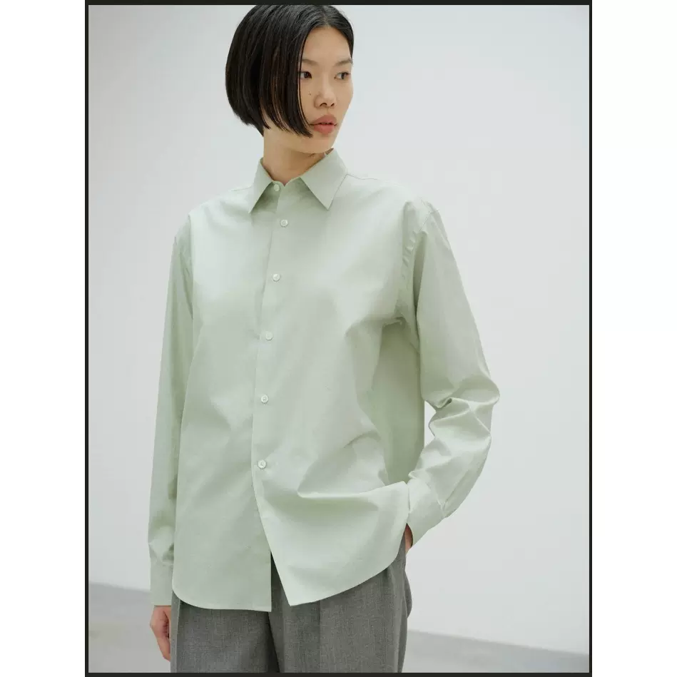 日本买手代购auralee 25AW WASHED FINX TWILL SHIRT 衬衫