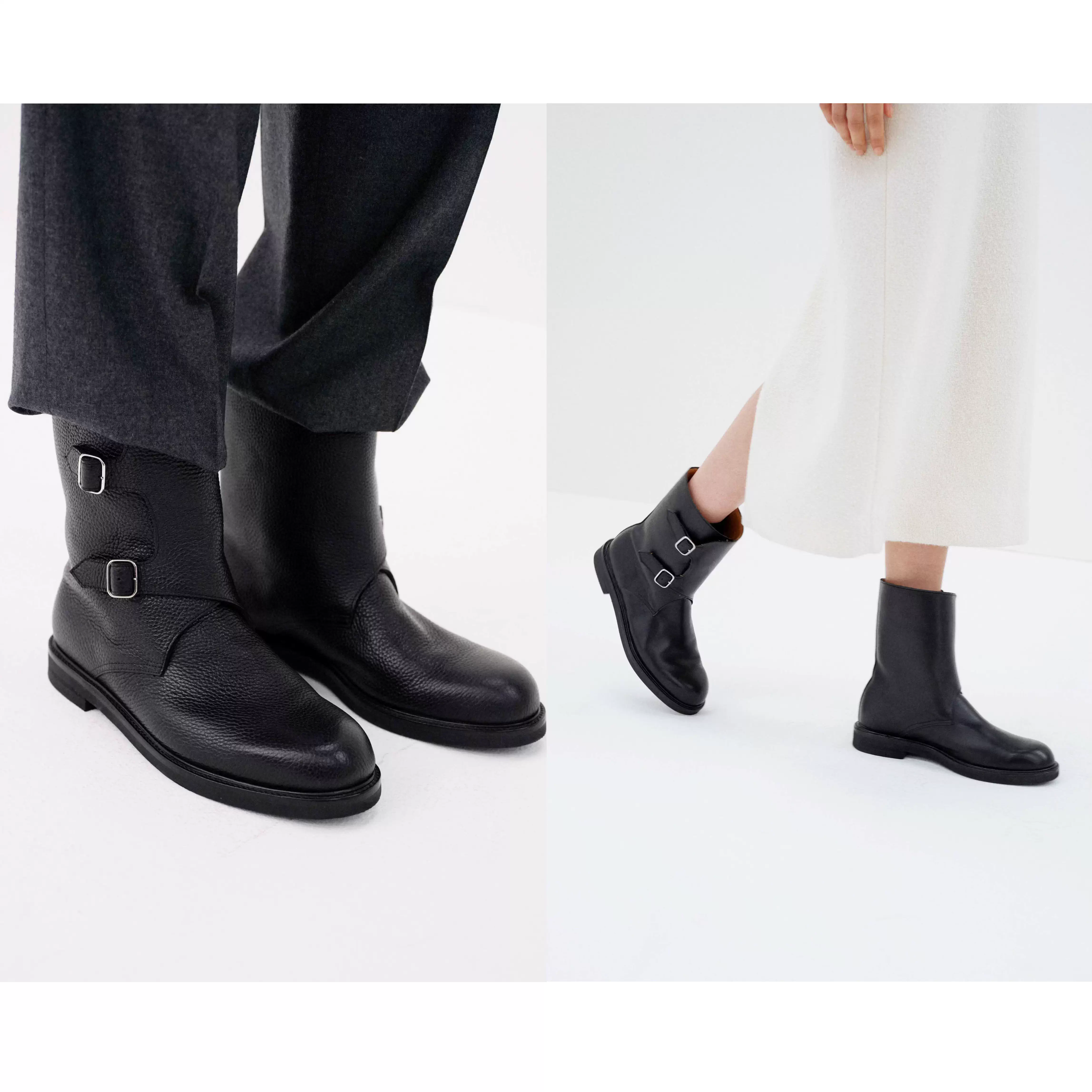 日本买手代购auralee 25AW LEATHER WORK BOOTS 牛皮时装靴