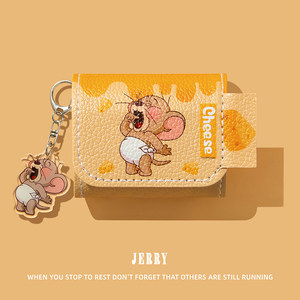 适用华为freebudspro4保护套freebuds6i一体式freeclip保护壳freebus4e无线蓝牙耳机套5i盒se2猫和老鼠pro3壳