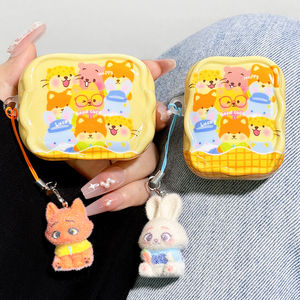 
Suitable for airpodspro3 protective case airpods4 protective case pro2 new airpod apple bluetooth headphone case 4 fourth generation ipod soft shell pro3 third generation silicone crazy animal city