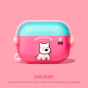适用airpods4保护壳airpodspro3保护套pro2苹果蓝牙耳机套盒4四代airpod硅胶ipod软壳pro3二三代卡通可爱小狗