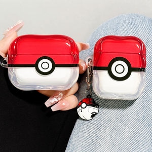 适用airpods4保护壳airpodspro3保护套pro2苹果蓝耳机套盒4四代透明airpod硅胶ipod软壳pro3三代aipods精灵球