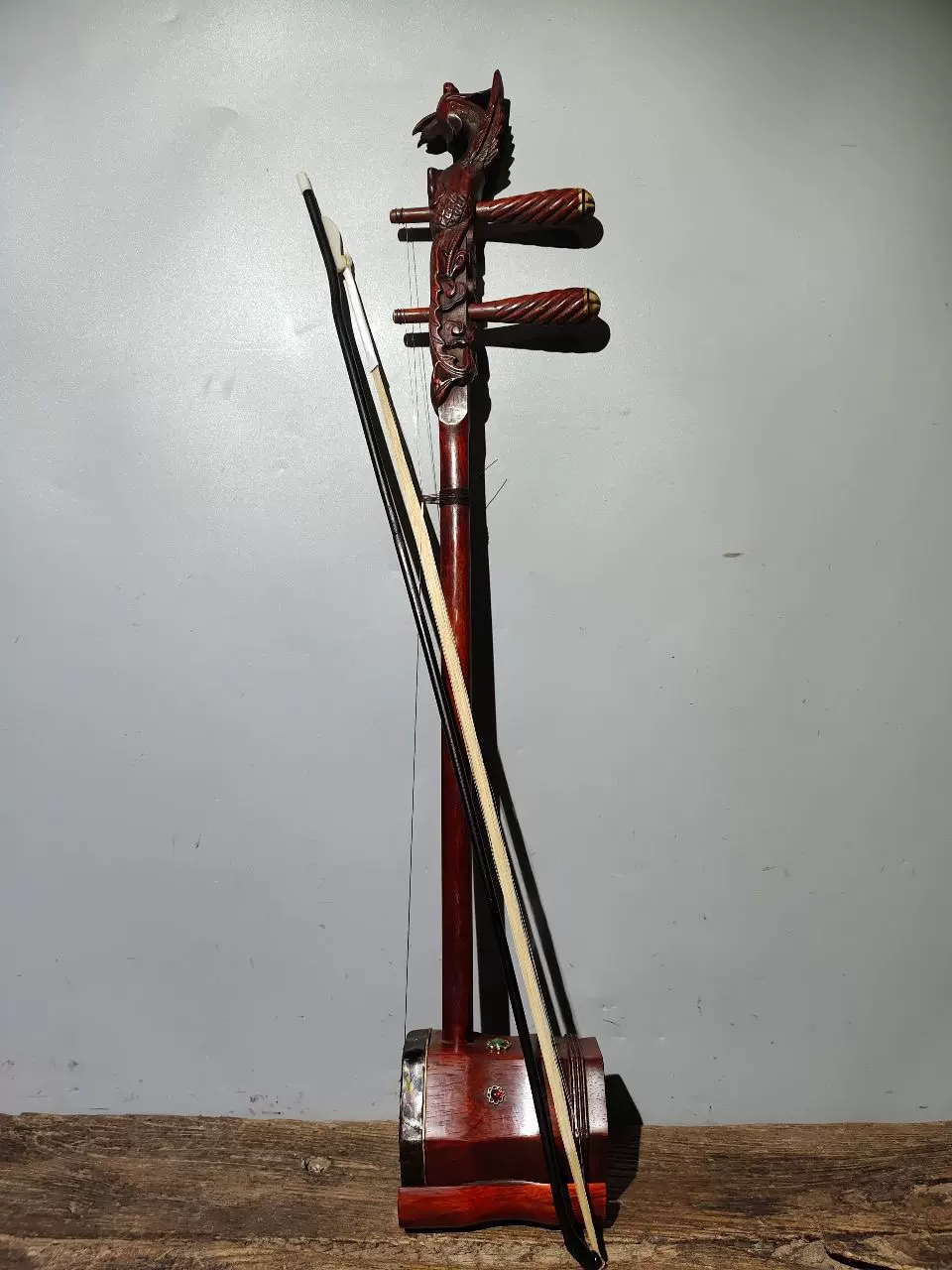 二胡(龍頭) 小叶紫檀龙头八角二胡-088-商品中心-奚韵二胡