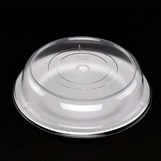 Carlisle FoodService 10.6 Inch Clear Plastic Plate Cover - Heat Resistant For Catering & Restaurants