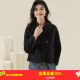 Jinju 2025 Spring and Autumn New High-end Double-Side Wool Coat Temperament Loose Lapel Kowloon Horn Button Short Jacket