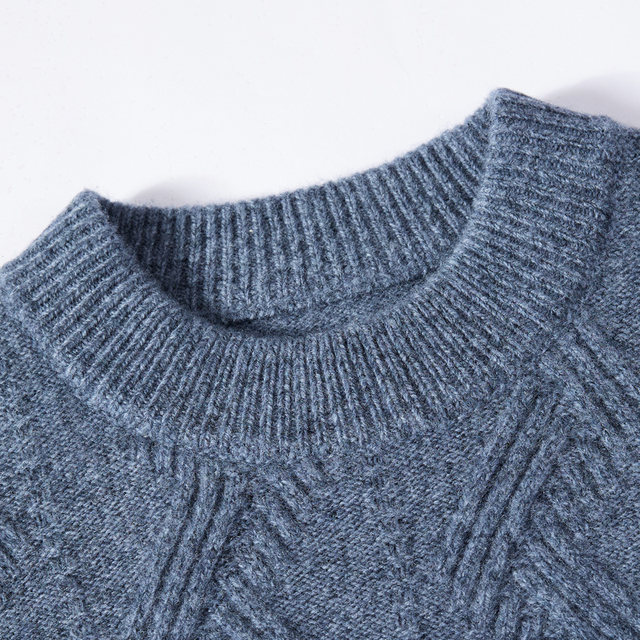 Jin Ju thickened Sheep Wool 100% pure color Base Shirt Heattech Sweater ...