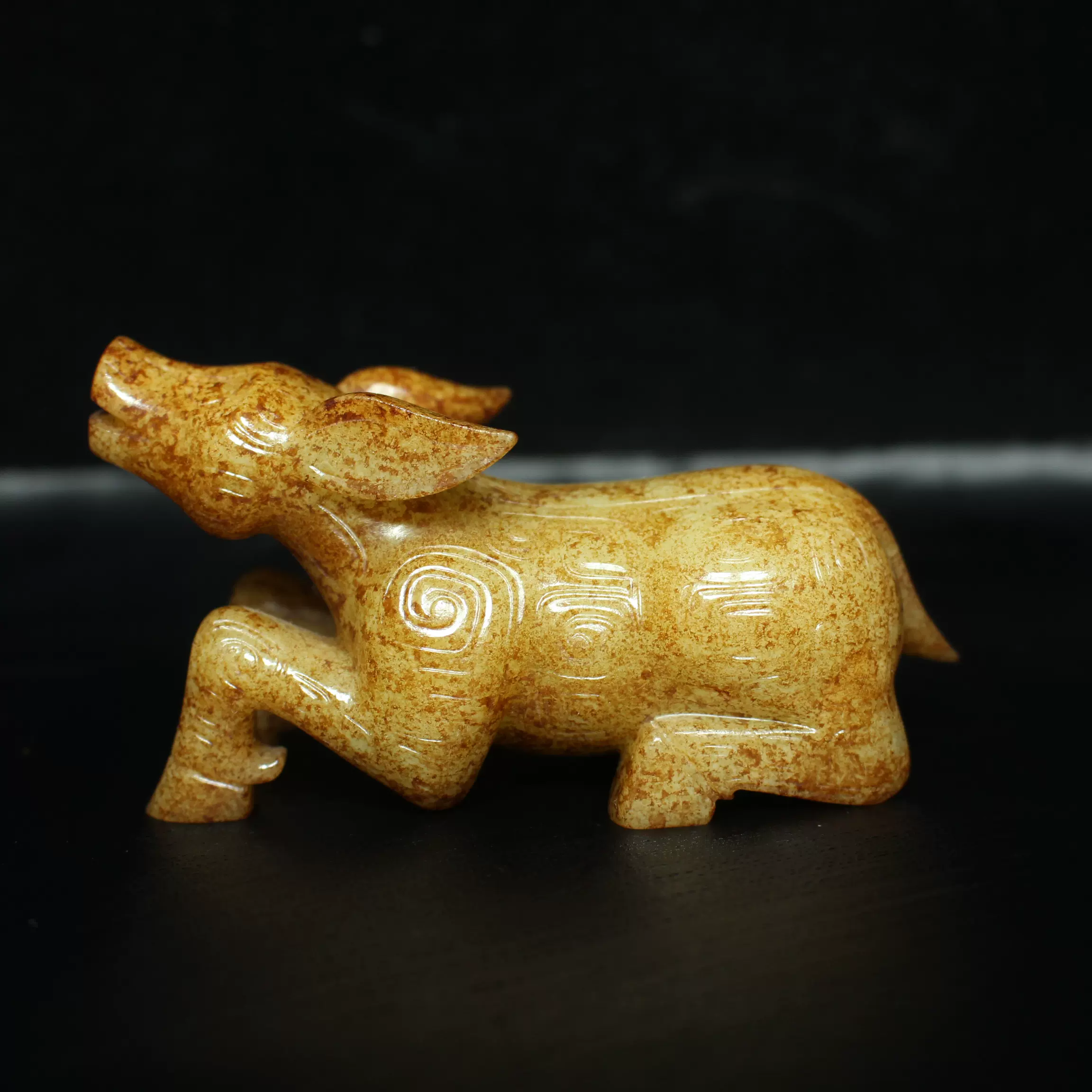 漢代 瑞獣貔貅置物 古玉老玉和田玉 中国美術骨董工芸品 収蔵品 漢代 瑞獣貔貅置物 古玉老玉和田玉 中国美術骨董工芸品