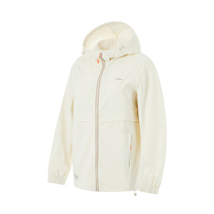 Li Ning windbreaker autumn women's fitness series fashionable breathable loose cardigan hooded jacket AFDU150-B product