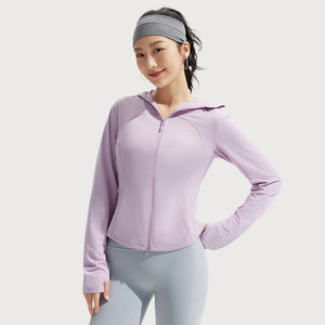 
Li Ning Sunscreen Women's Summer Princess Line Waist Slim Ice Silk Outdoor Sports Thin Jacket AFDVE40-B