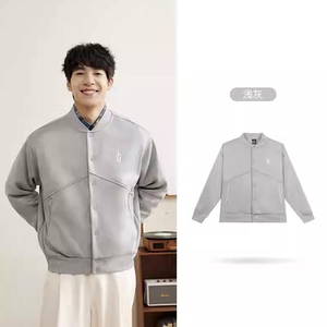 
361 Jacket Men's Sports Lifestyle Series Fashionable and Versatile Loose Velvet Lined Jacket 552441608-