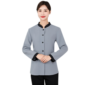 
Single-layer cleaning work clothes, summer long-sleeved, autumn and winter cotton-padded property aunt cleaning work clothes, guest rooms, hotels, shopping malls, hotels