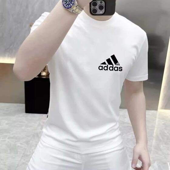 
[Outlet Clearance] Summer trend high-end pure cotton short-sleeved T-shirt men's casual sports versatile tops