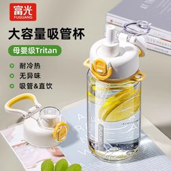 Fuguang women's tritan plastic water cup large capacity