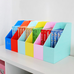 Office Desk File Rack Storage Wooden Creative File Holder Document Frame Student Stylish Bookend Organizer Box
