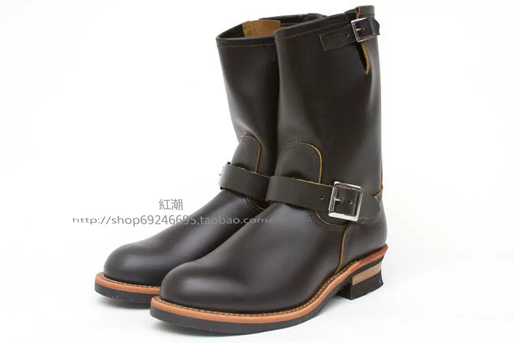 REDWING 9268 ENGINEER BOOTS茶芯-