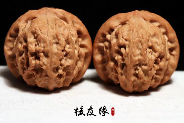35精品『野生火麒麟狮子头』文玩核桃大团圆龙胆蛤蟆头
