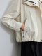 Disenis 2025 spring new outdoor casual temperament top commuter loose long sleeve hooded short jacket for women