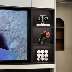 Beihanmei Living Room Tv Cabinet Niche Decoration Set, Antique-Style Ornaments, Vase, Housewarming Gift for Friends