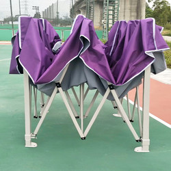 Heavy-Duty Outdoor Four-Legged Advertising Folding Tent, Parking Sunshade, Rain Shelter, Night Market Barbecue Stall, Retractable Large Umbrella