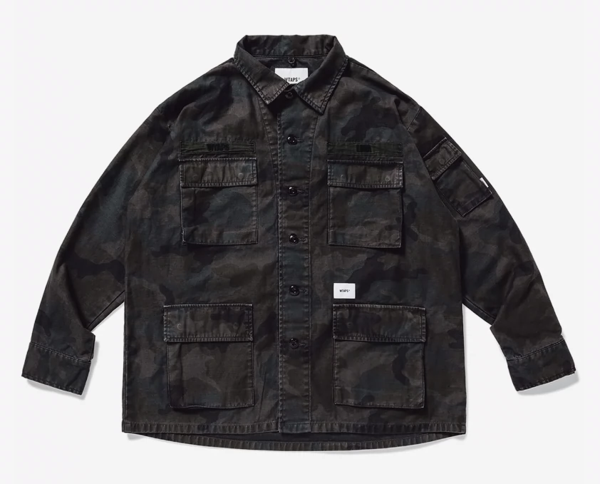 WTAPS JUNGLE LS 02/SHIRT.COTTON.SATIN.CAMO衬衫20SS-Taobao