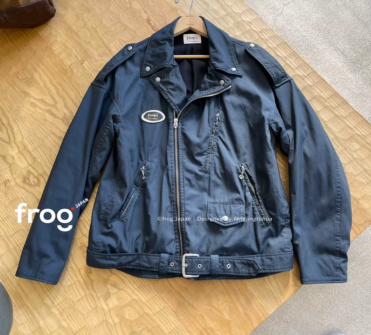 订购VISVIM STRABLER LIGHT JKT PEERLESS 限定做旧机车夹克-Taobao