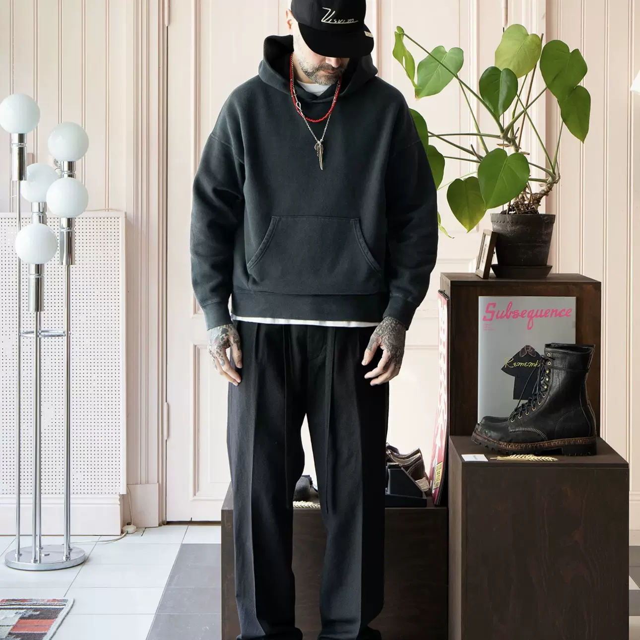 トップス visvim JUMBO SB HOODIE P.O. DMGD visvim(ビズビム) | visvim(ビズビム)JUMBO SB HOODIE P.O. DMGD