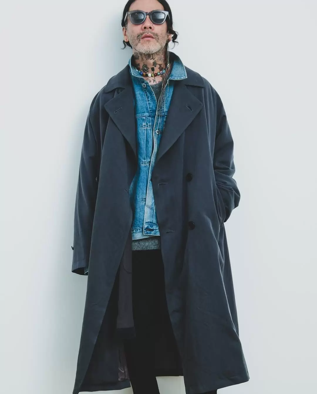 代购A.presse Maxi Length Washed Silk Trench Coat真丝风衣大衣
