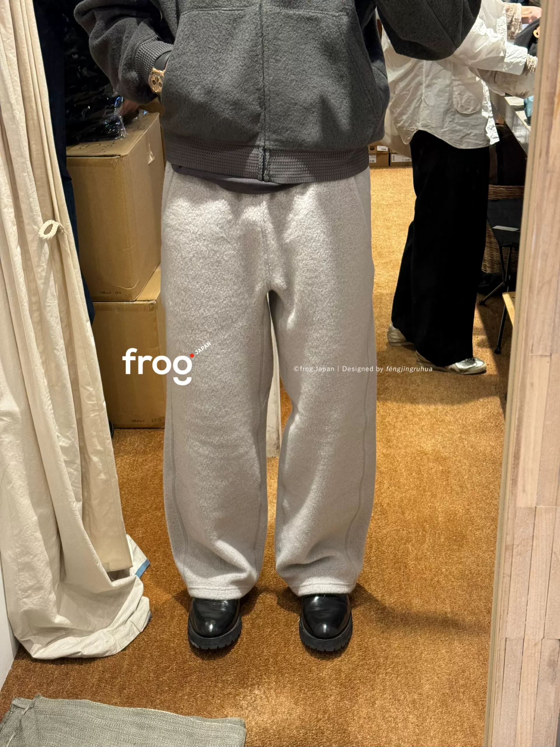 订金VISVIM 25AW SOCIAL SCULPTURE 05 WIDE DMGD-41 泼墨牛仔裤