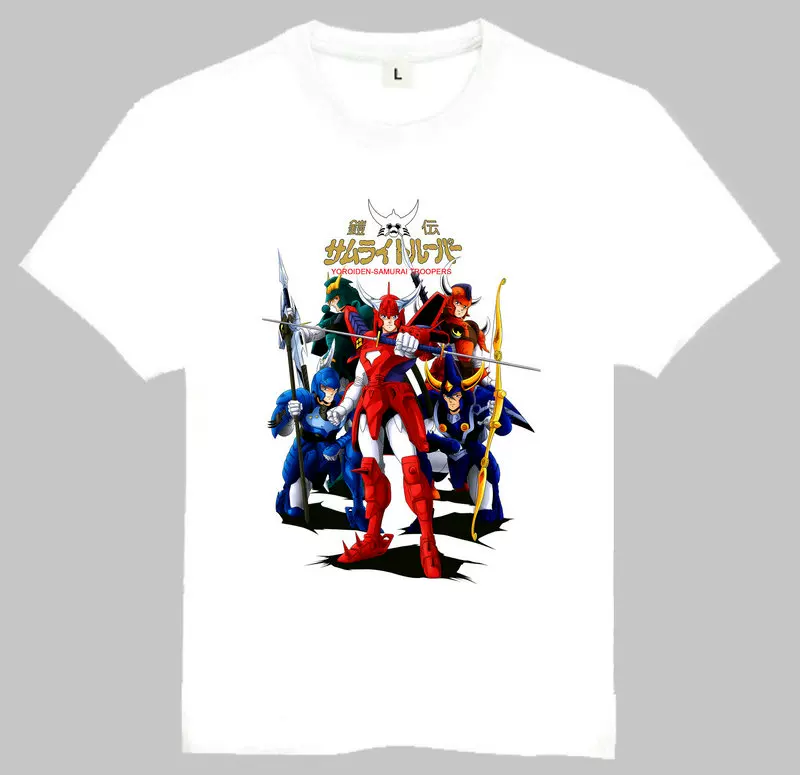 Yoroiden Samurai Troopers T-shirt 魔神坛斗士T恤80后动漫