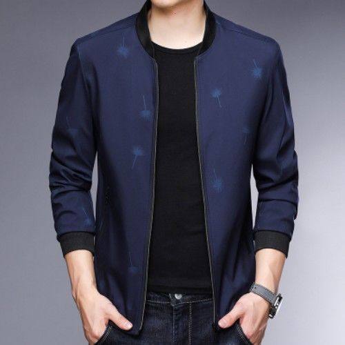 2021 Spring New Middle-aged Men's Jacket Men's Thin Jacket Dad Casual ...