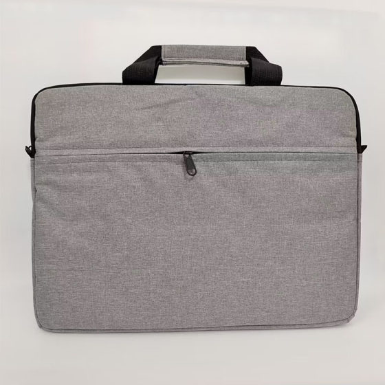 
Simple laptop handbag 15.6 inch thin laptop bag handbag single shoulder slant cheap bag student neutral LOGO 15 inch gift gift bag